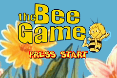 The Bee Game Title Screen